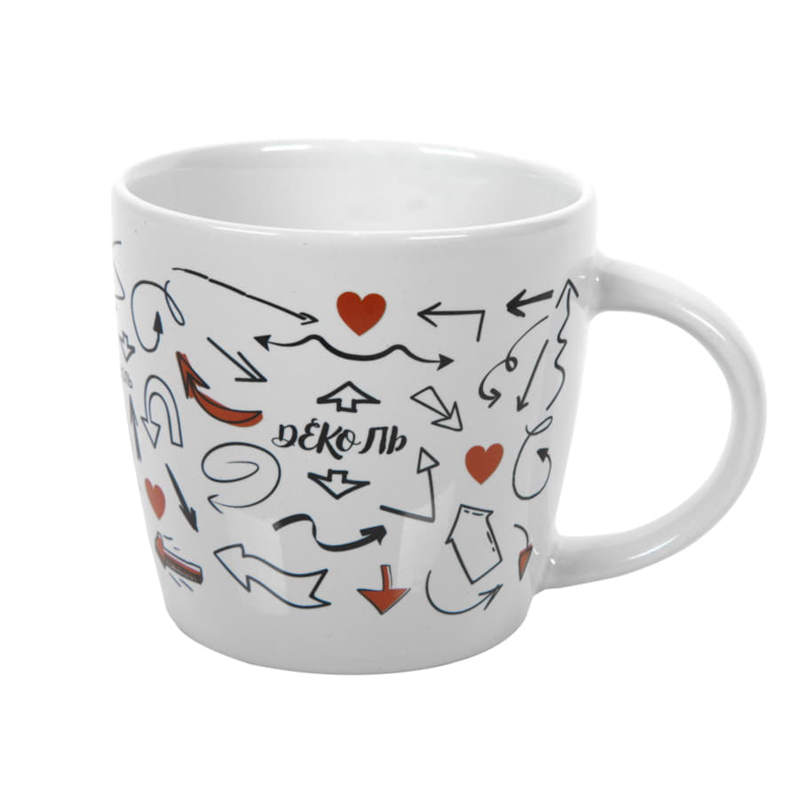 Кружка MILK ,  глянцевое покрытие, белый-1