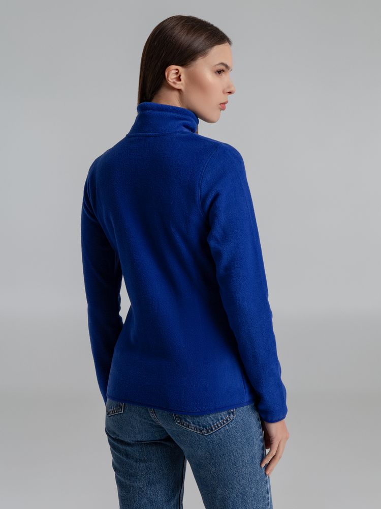 Толстовка флисовая женская Frontflip синяя-5