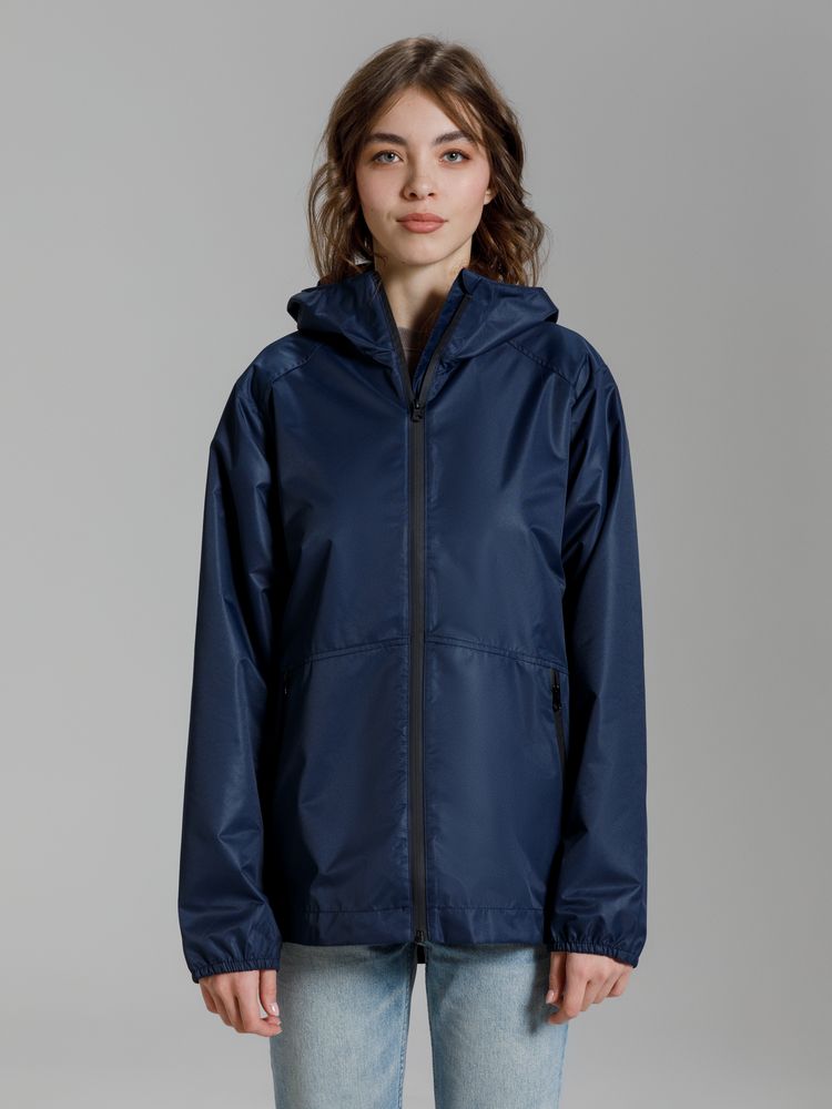 Куртка унисекс Nordvind DWR, темно-синяя-5