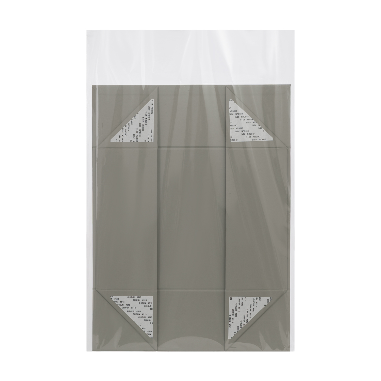 Подарочная коробка-трансформер средняя, серая-4