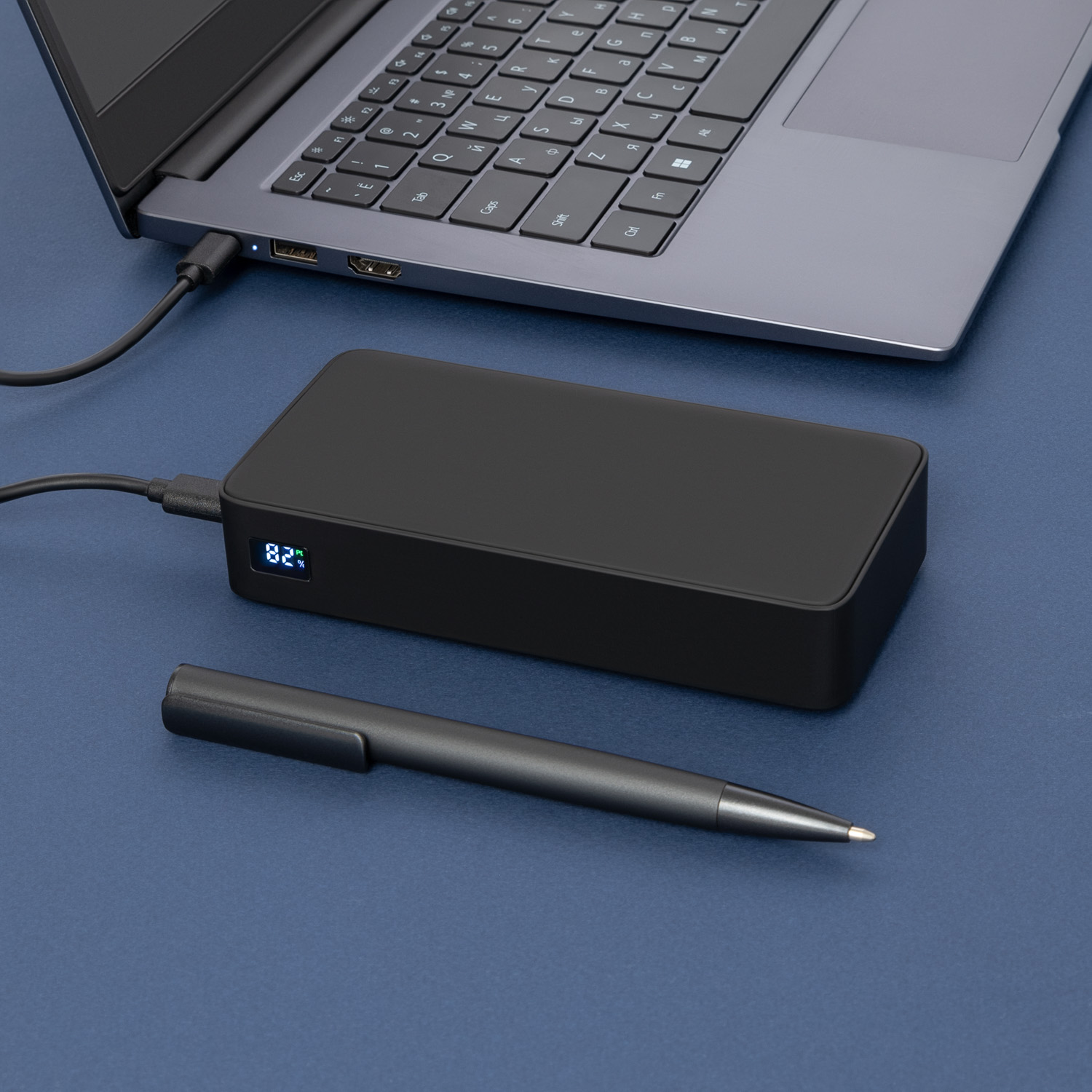 Внешний аккумулятор с подсветкой Анкор Плюс PD (Ancor PD Plus) 20000 mAh, черный-8