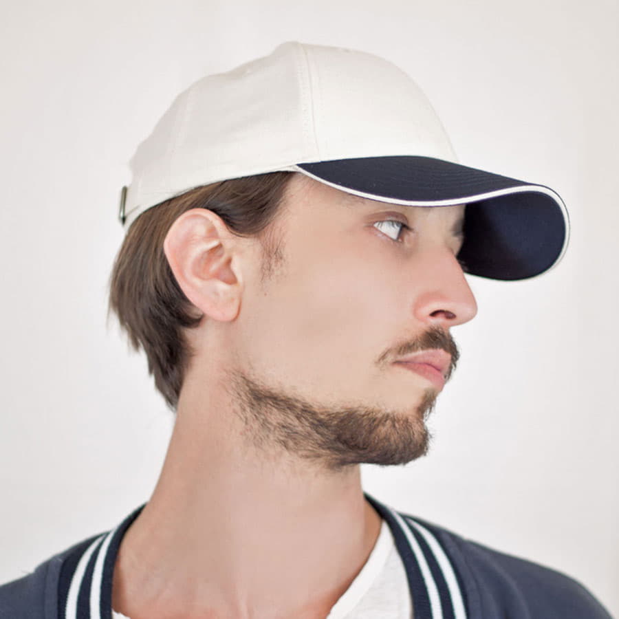 Бейсболка START FIVE SANDWICH, 5 клиньев, застежка на липучке, синий, белый-2