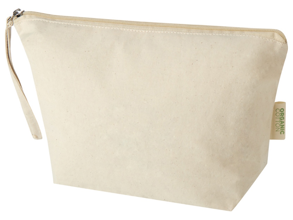 Orissa большая сумка для аксессуаров из органического материала GOTS, 180 г/м², 3 л - Натуральный-0
