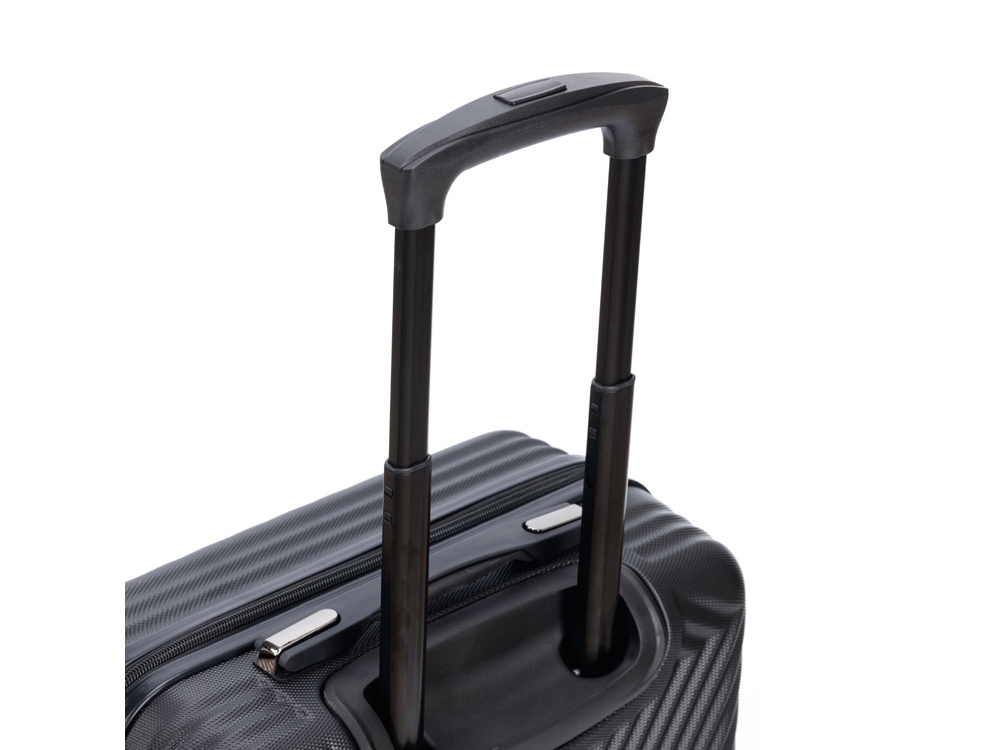 Чемодан TORBER Lama, чёрный, ABS-пластик, 38 х 21 х 55 см, 37 л-4