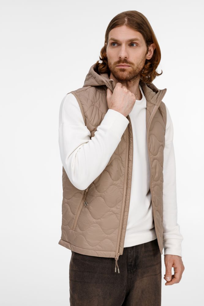 Жилет унисекс Tarnaby, бежевый-5