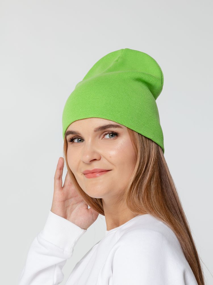 Шапка Tube Top, зеленая (салатовая)-2