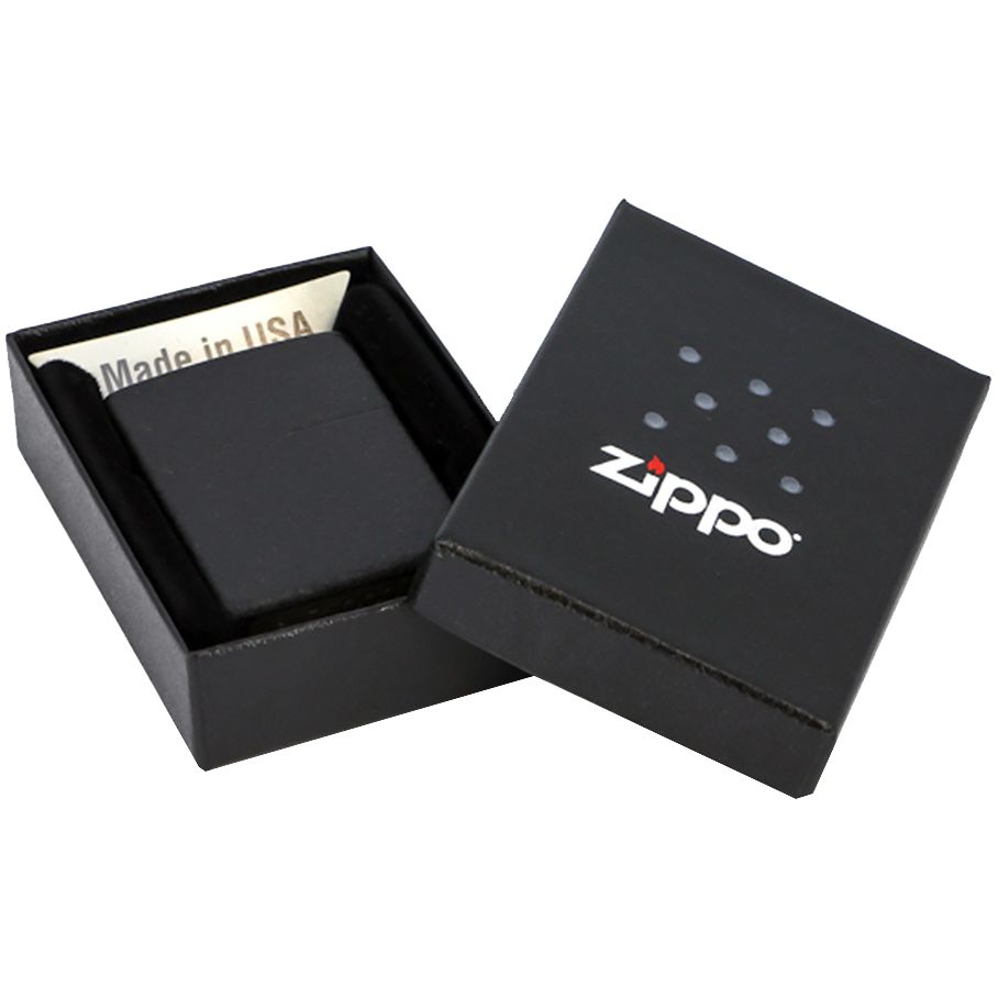 Зажигалка Zippo Classic Matte, матовая черная-3