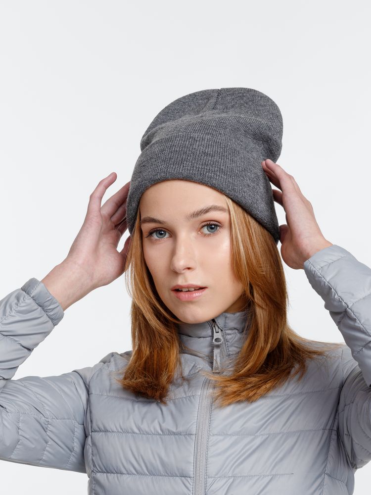 Шапка Urban Flow, темно-серый меланж-3