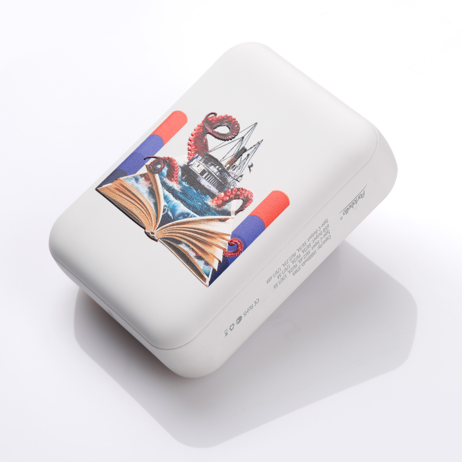 Внешний аккумулятор с функцией быстрой зарядки Формула (Formula) 10000 mAh, белый-8