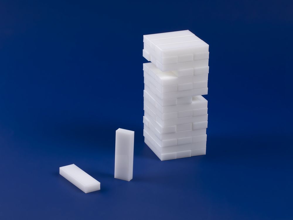 Игра Acrylic Tower, белая-0