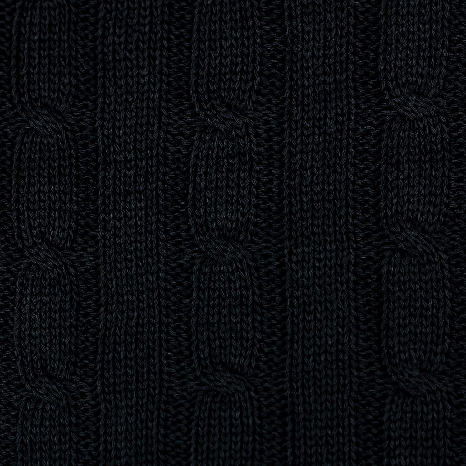 Плед Fado вязаный, темно-синий (без подарочной коробки)-3