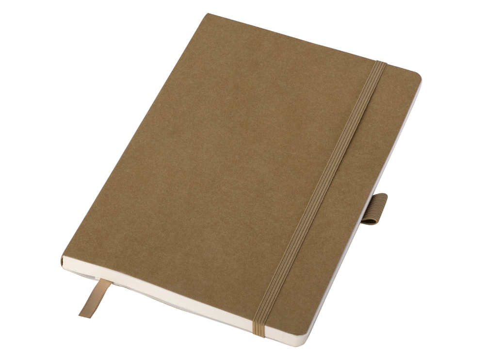 Блокнот из моющегося крафта и каменной бумаги А5 Fleekstone, гибкая обложка, натуральный-0