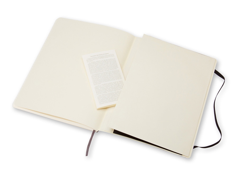 Записная книжка Moleskine Classic Soft (в линейку), ХLarge (19х25 см), черный-3