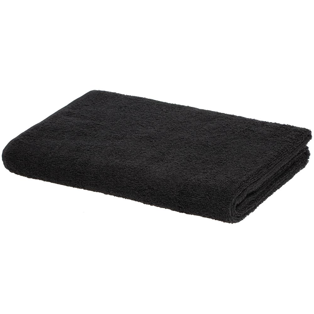 Полотенце отельное For Rooms, большое, черное-0