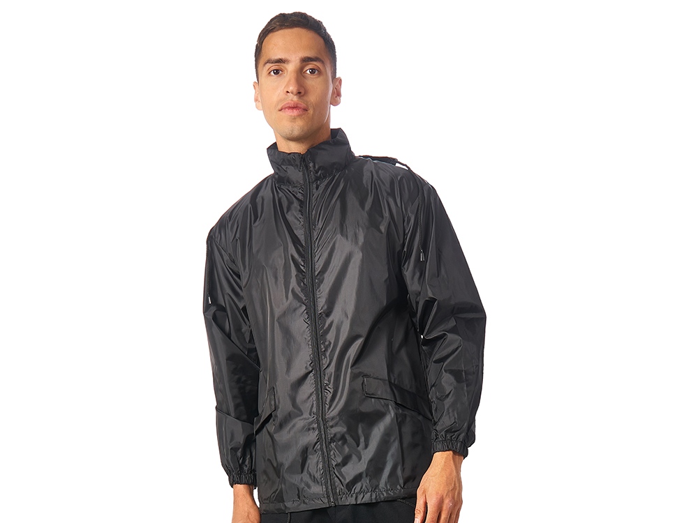 Ветровка Miami мужская с чехлом, черный-0
