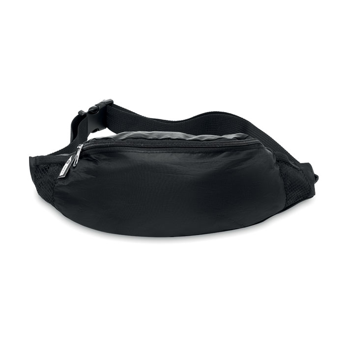 Сумка поясная 210D из RPET, черный-4