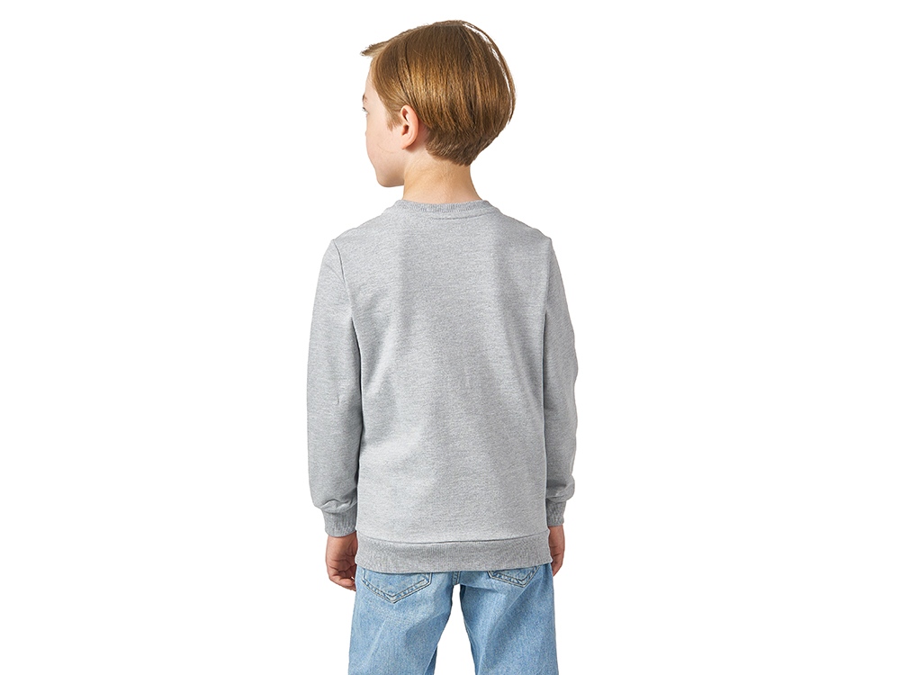 Свитшот Motion детская_4, серый меланж-1
