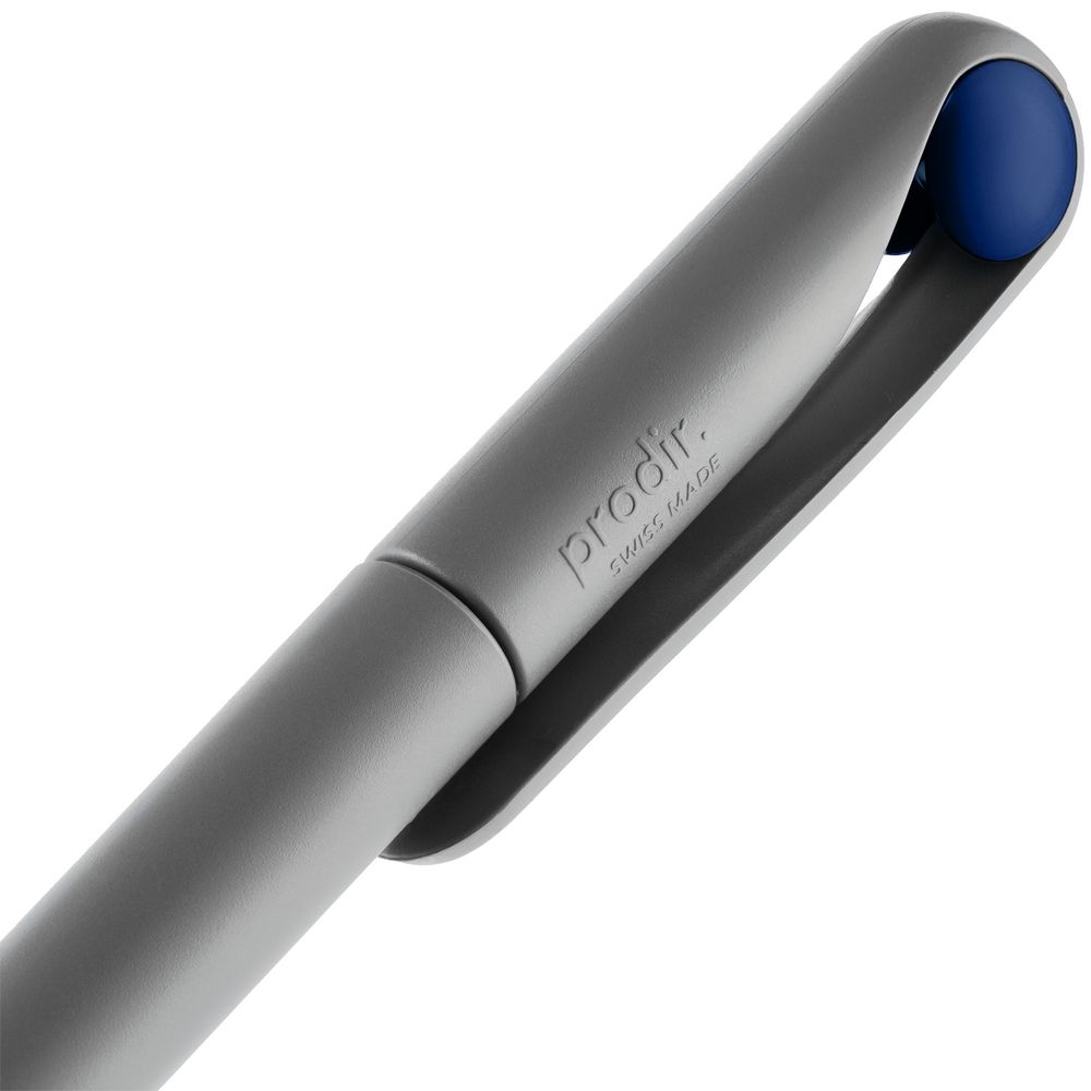 Ручка шариковая Prodir DS1 TMM Dot, серая с синим-3
