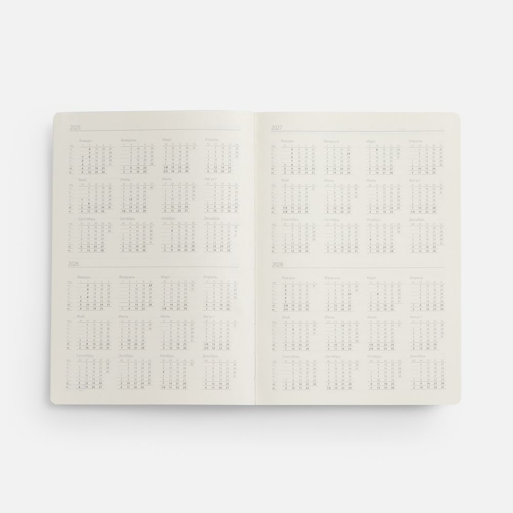 Ежедневник Urban Hard, недатированный, ярко-синий-6