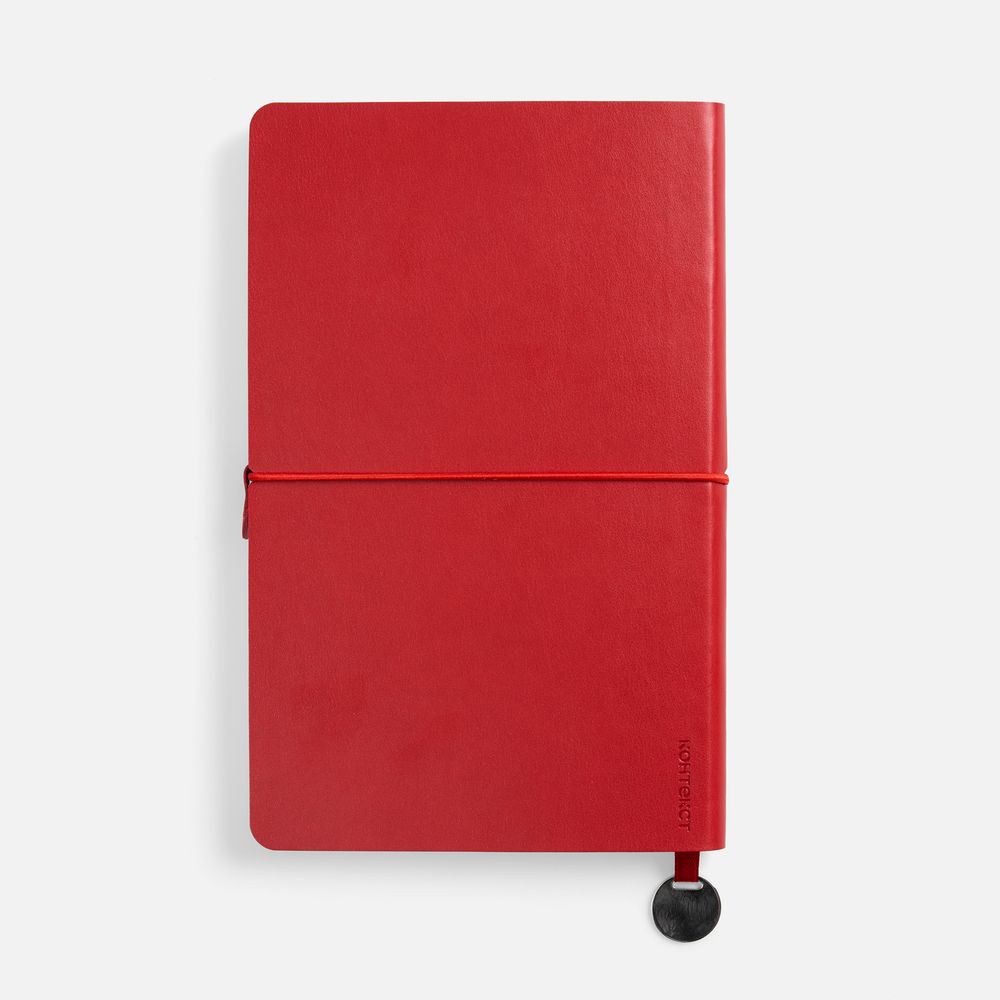 Ежедневник Waltz, недатированный, красный-3