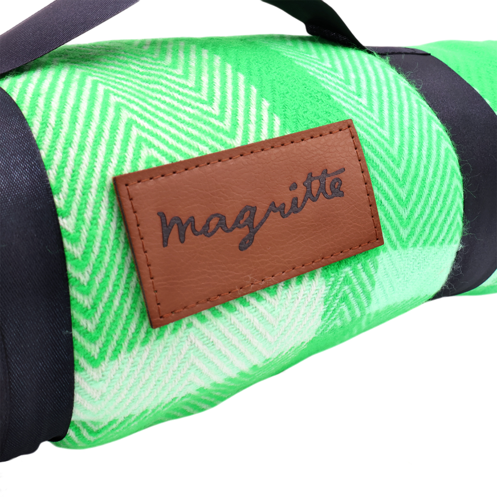 Плед акриловый Glama, Зеленый-2