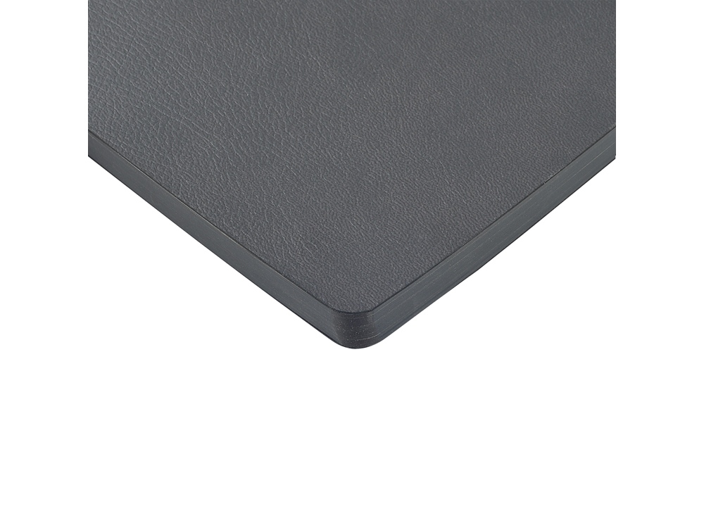 Ежедневник недатированный А5 Megapolis Nappa Flex, графитовый серый-4