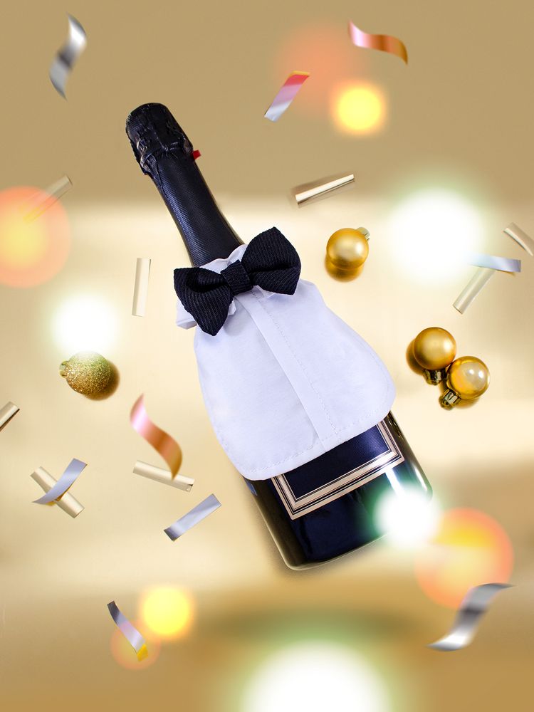 Аксессуар для бутылки Black Tie-3