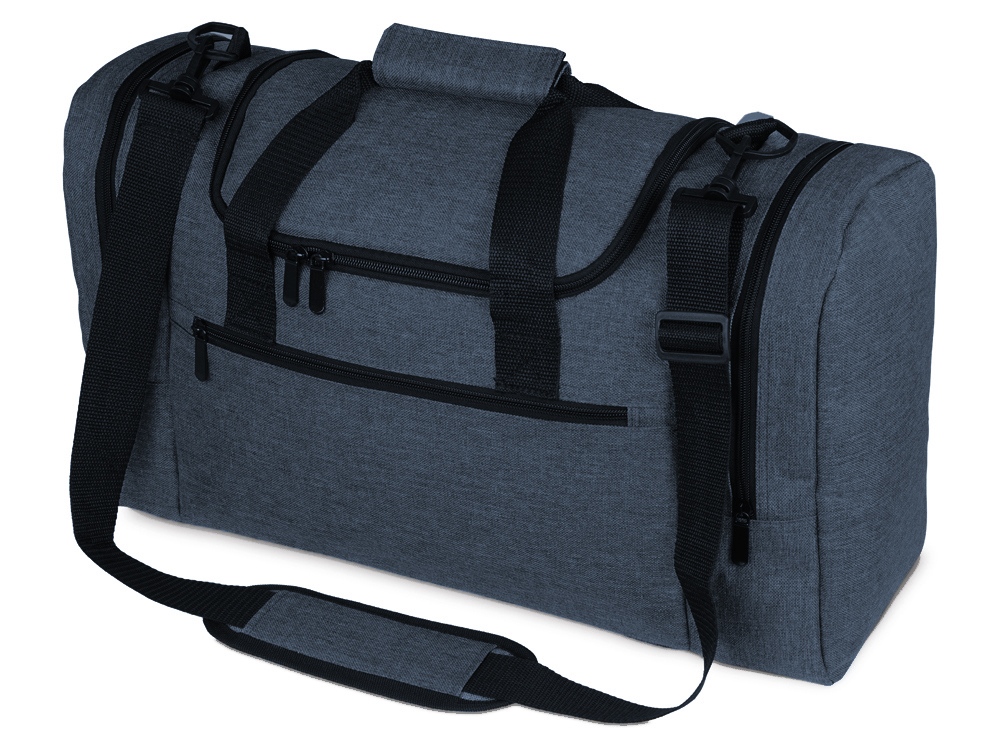 Сумка дорожная Route с двумя боковыми карманами, темно-синий-0