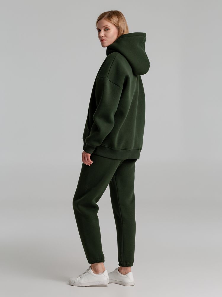 Худи Kulonga Oversize, темно-зеленый (хаки)-6