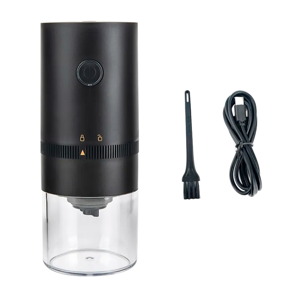 Портативная кофемолка Полинара с аккумулятором, Черный-6