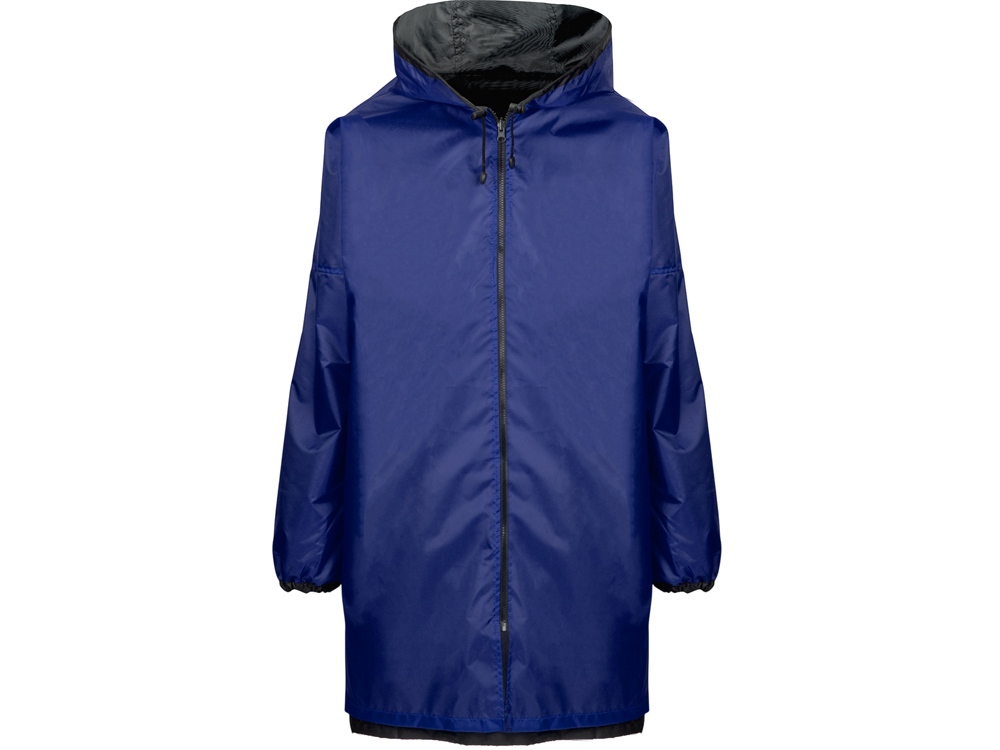 Дождевик Bi-color унисекс, синий классический/черный-3