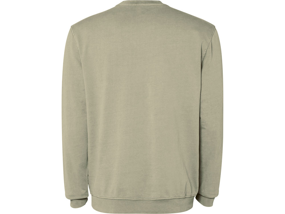 Свитшот Jaya унисекс, светлый хаки выстиранный-1