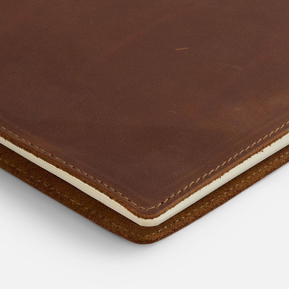 Ежедневник inStream, недатированный, коричневый-3