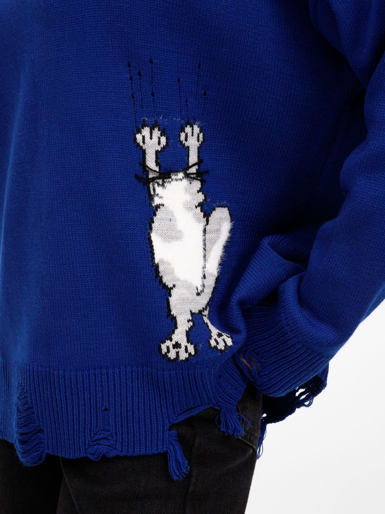 Джемпер Sharpick, темно-синий (кобальт)-4