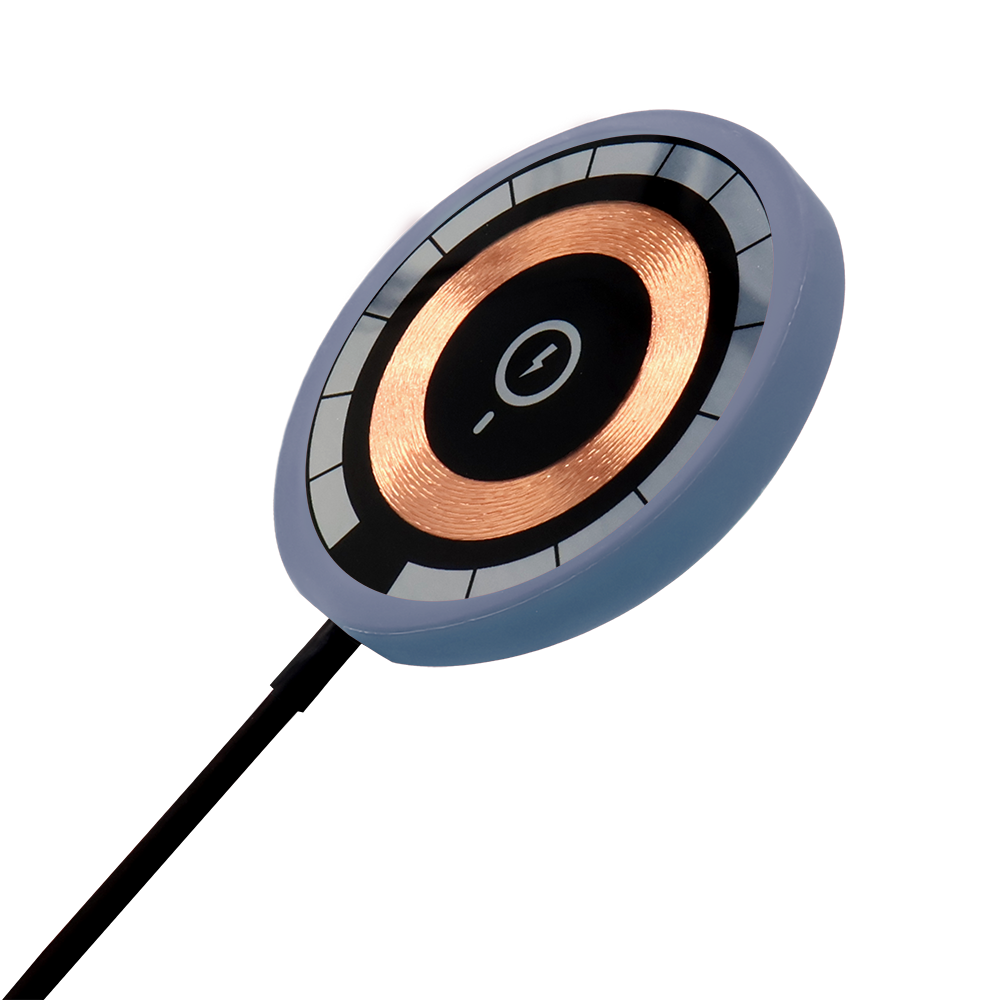 Беспроводное магнитное зарядное устройство Aphia 15W To Go, Черный/серый-0