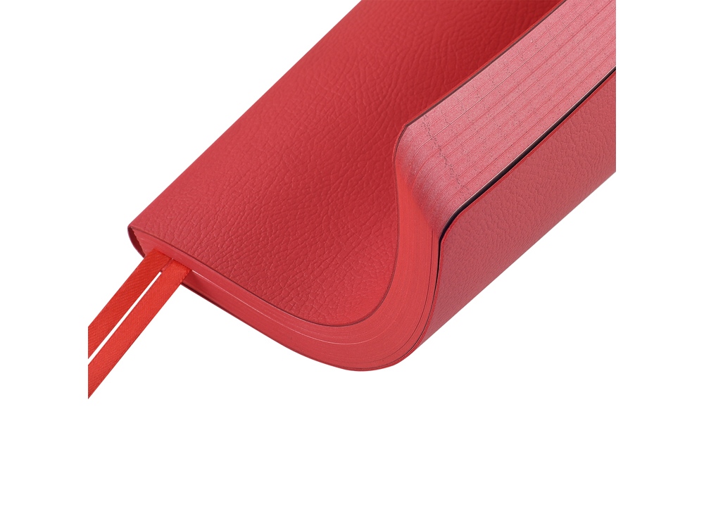 Ежедневник недатированный А5 Megapolis Nappa Flex, красный-6