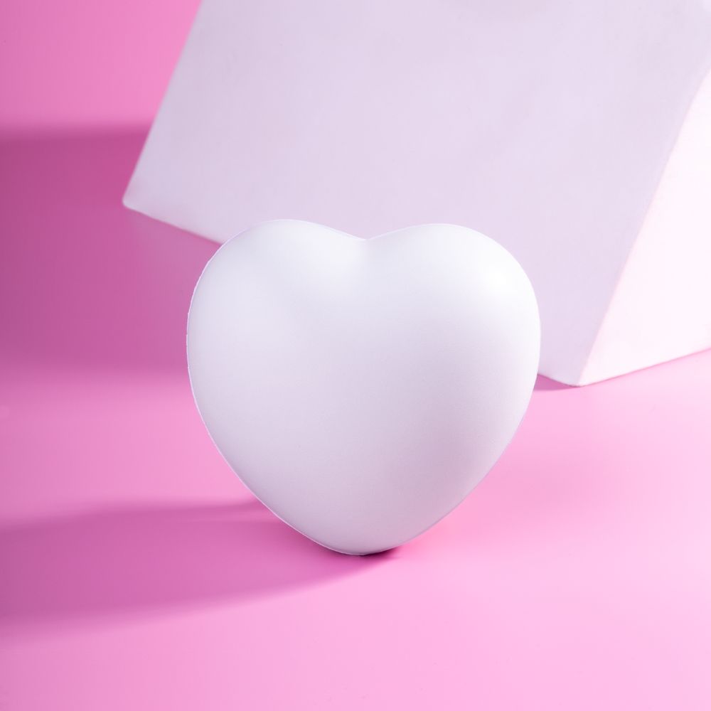 Антистресс «Сердце», белый-2