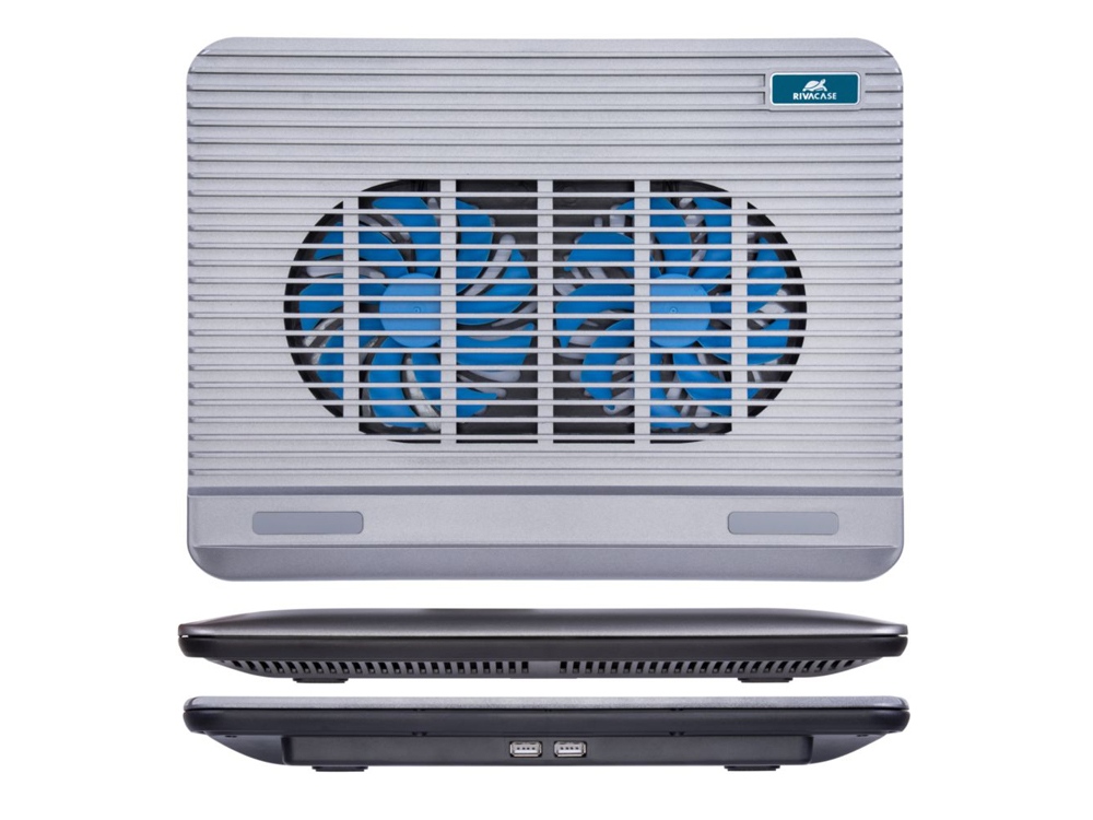 Охлаждающая подставка 5555 для ноутбуков до 15,6, серебристый-7