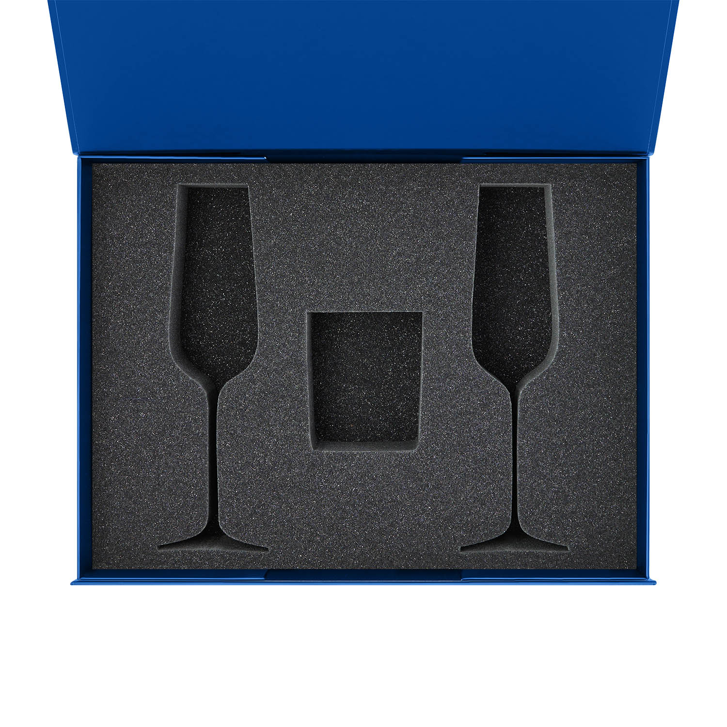Ложемент под свечу Энигма (Enigma) + 2 бокала для шампанского в среднюю коробку-трансформер (арт. 695721)-3
