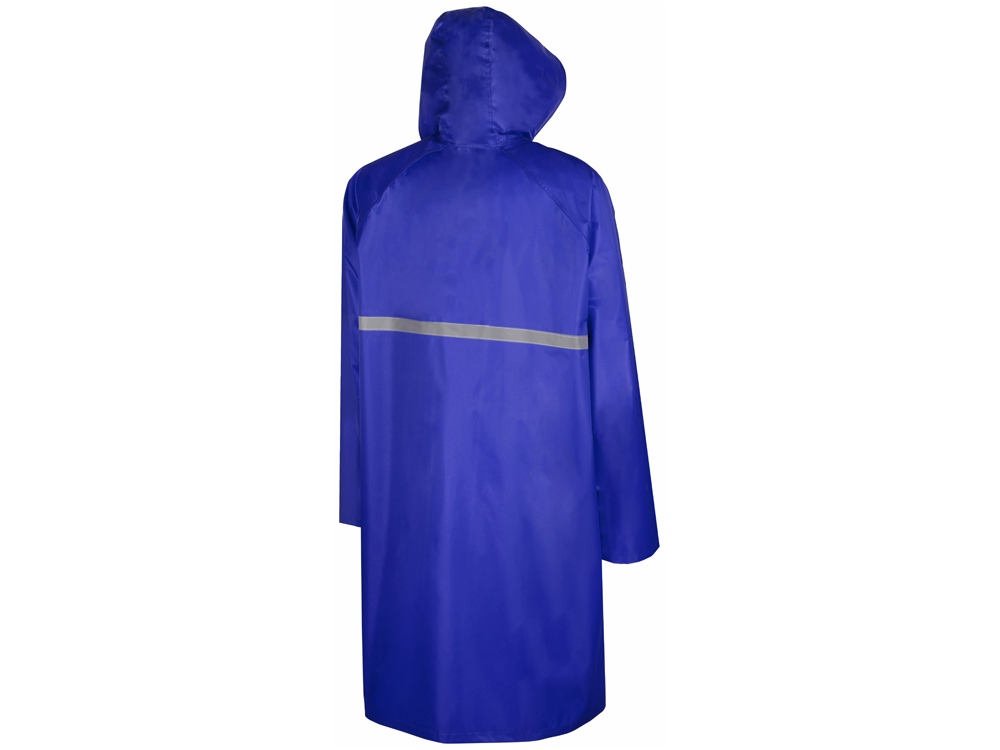 Длинный дождевик Lanai  из полиэстера со светоотражающей тесьмой, кл.синий-1