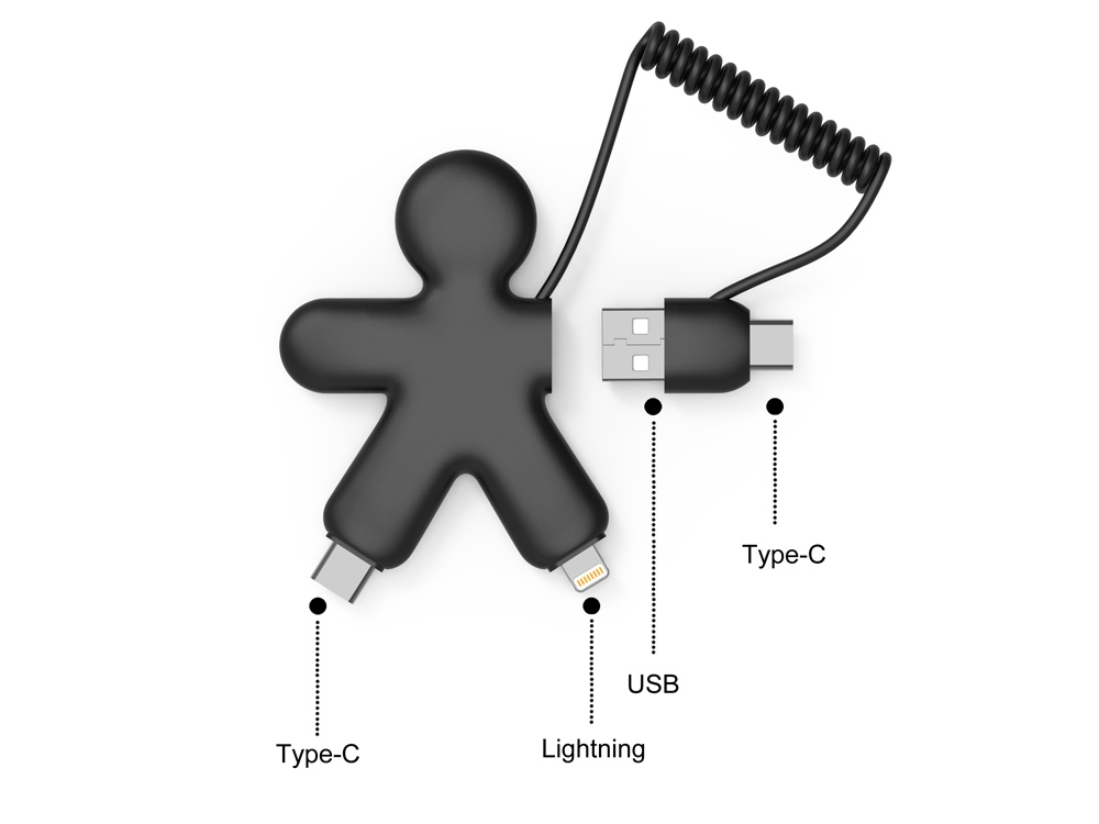 Зарядный кабель BUDDY ECO, черный-2
