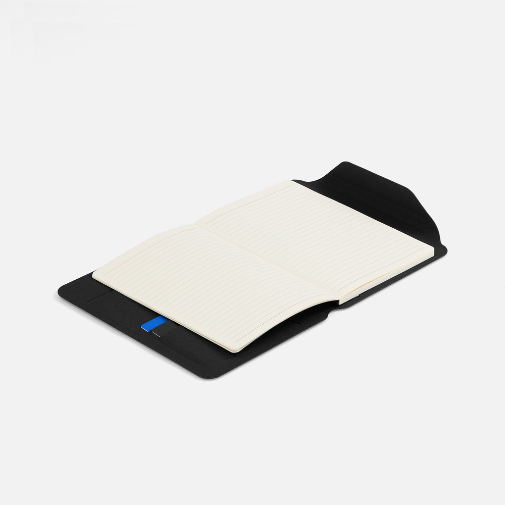 Папка с блокнотом Firmans Mini, черная-2