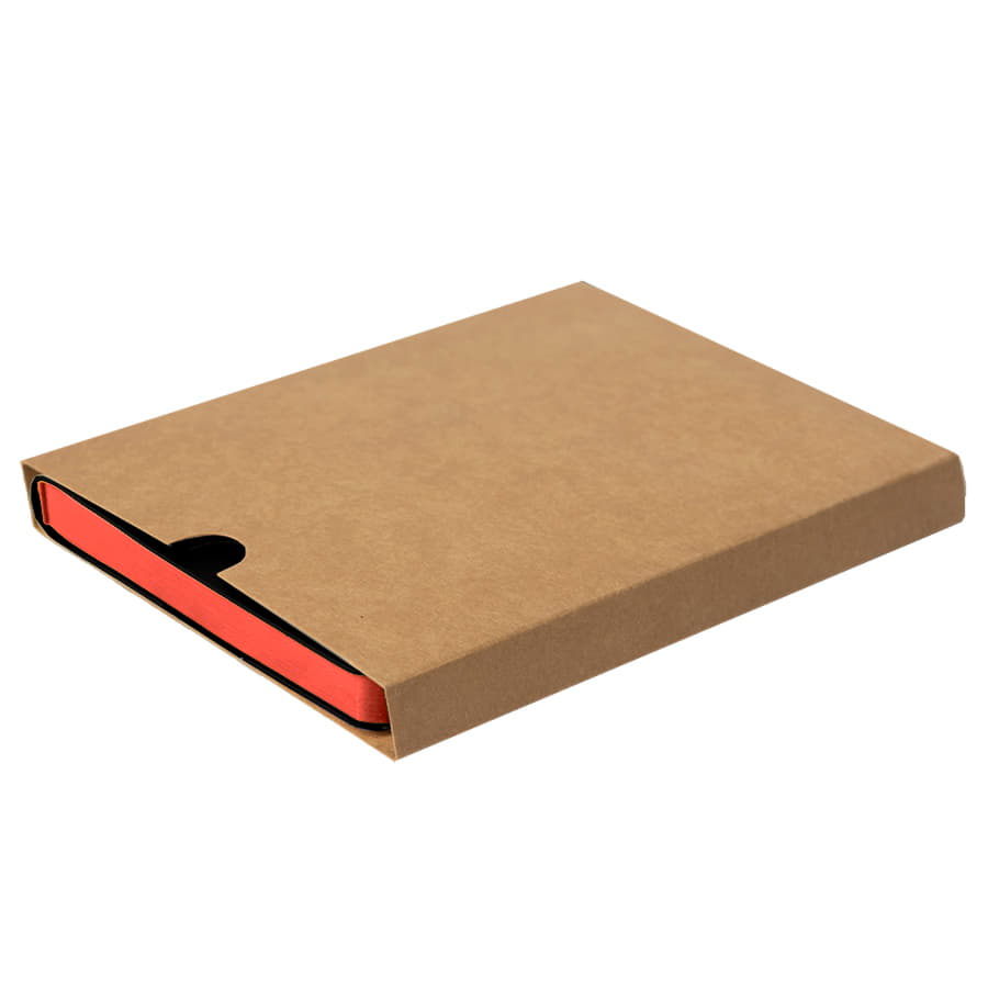 Ежедневник недатированный Stellar, А5, черный, кремовый блок  в линейку, с красным обрезом, черный, красный-10