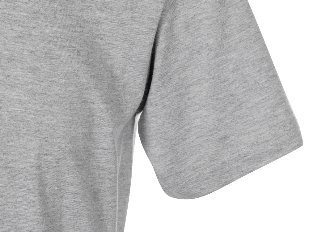 Футболка Heavy Super Club мужская с V-образным вырезом, серый меланж-10