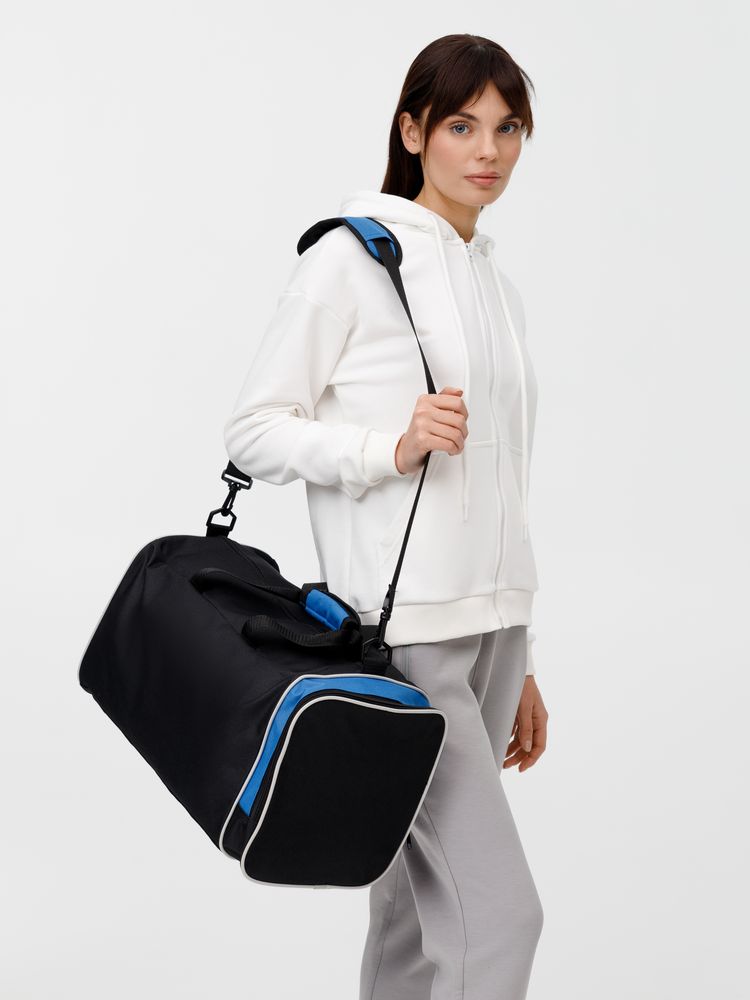 Спортивная сумка Fitnext, черная с синим-3