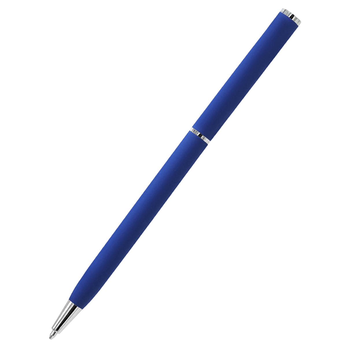 Ручка металлическая Tinny Soft софт-тач, Синий-3