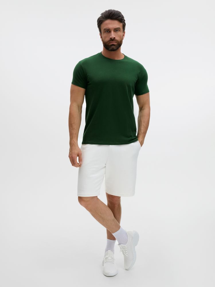 Футболка унисекс Regent 150, темно-зеленая-3