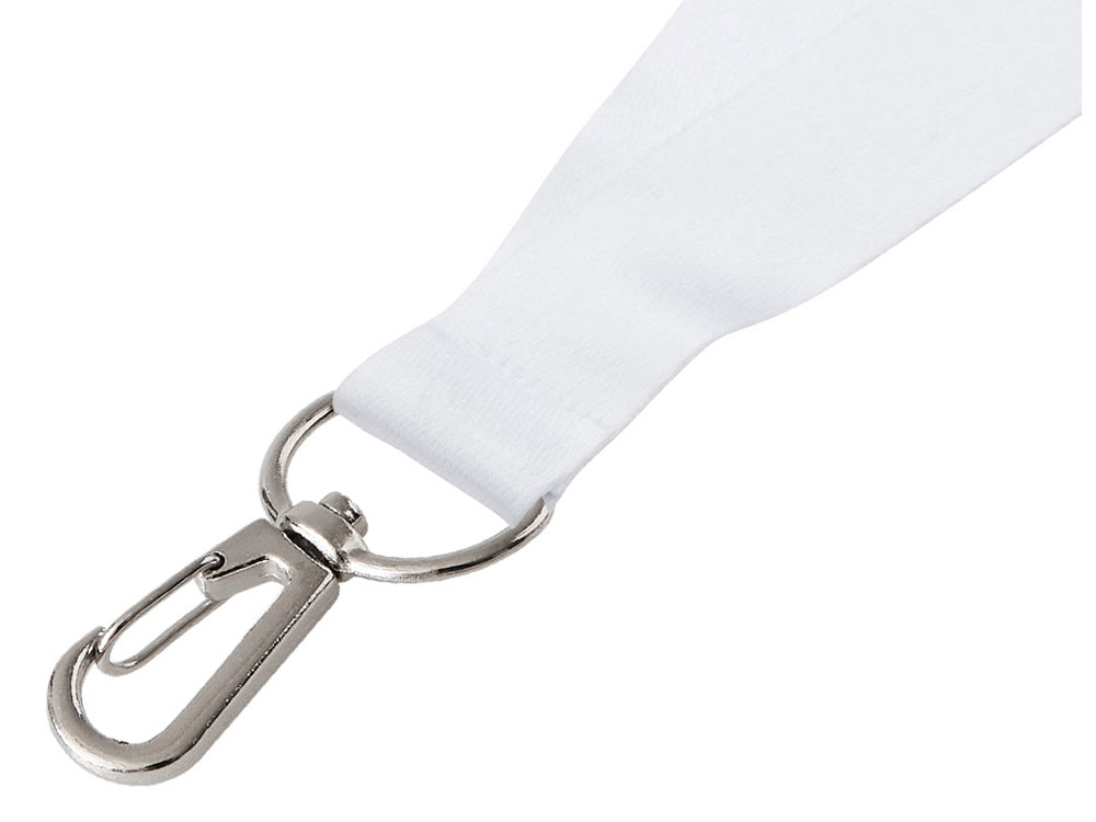 Ланъярд 2 см под сублимацию с карабином и замком обрыва, серебристый-3