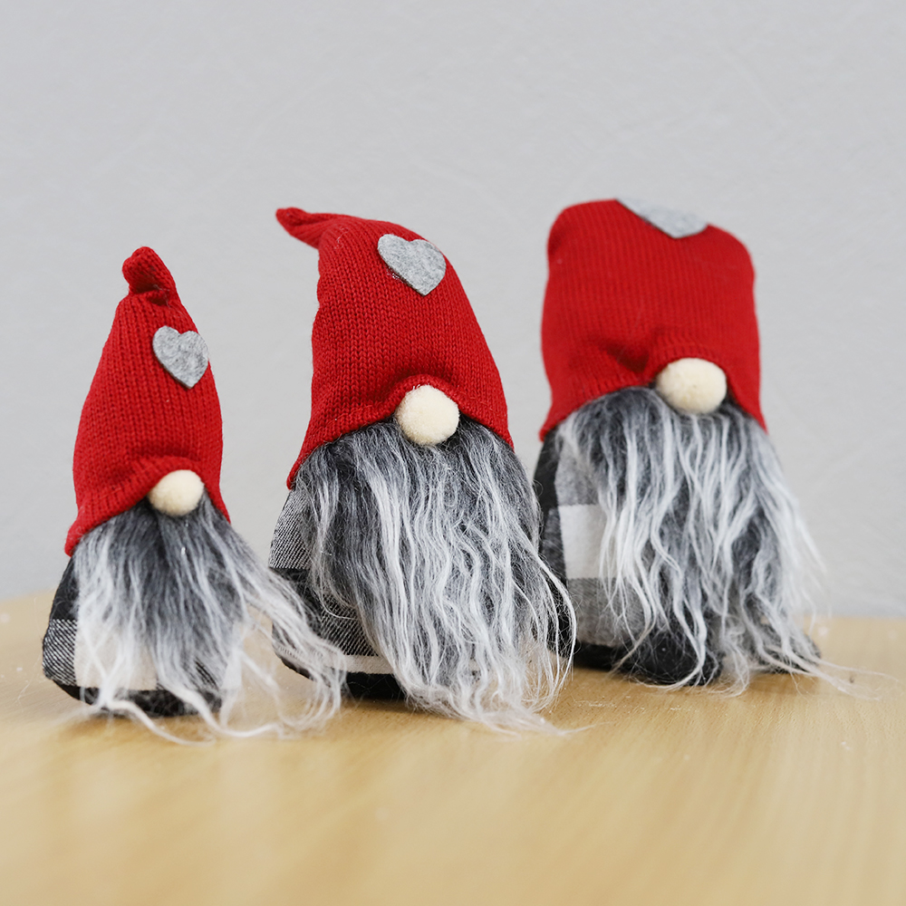 Новогоднее украшение рождественские гномы Мавли, Красный-1