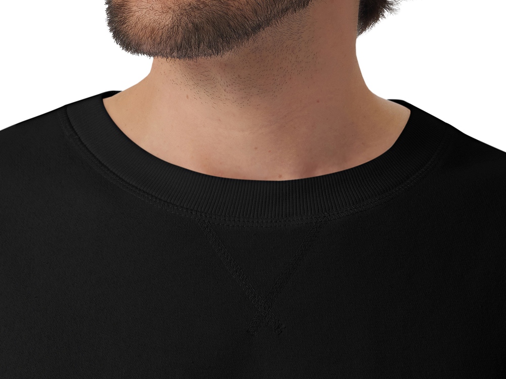 Свитшот оверсайз Lisbon унисекс, черный-7